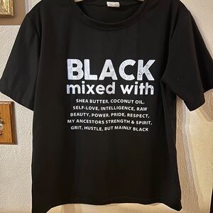 Black Graphic Tee - Short Sleeve